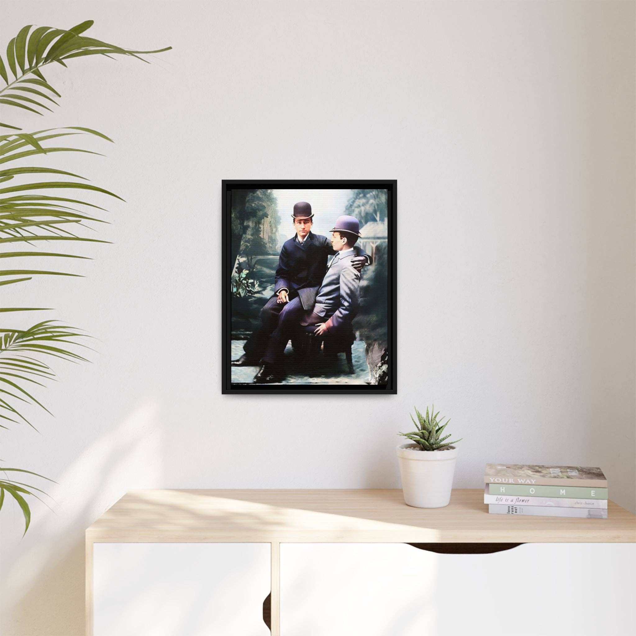 Walt & Pete - Wholesale Art Print - paire 027 | Framed Vintage Photo - Matte Canvas16