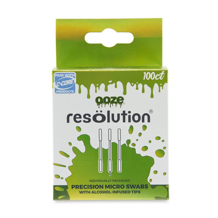 Cannatron - Wholesale Cotton Swab/Q-Tip - Ooze Resolution Alcohol Micro Swabs – 100ct