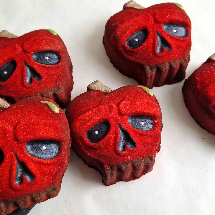 Poison Apple Bath Bomb for wholesale by Fizz Bomb Cosmetics