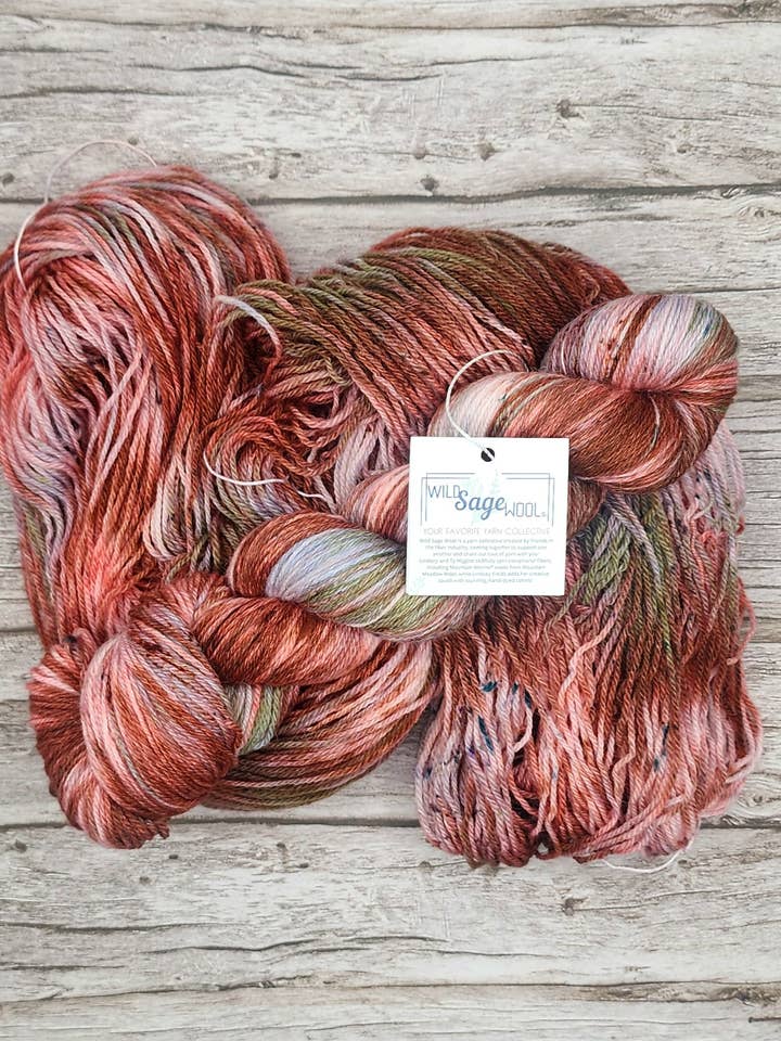 Rustbane - Fingering - RTS for wholesale by Wild Sage Wool