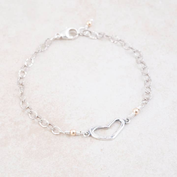 Open Heart Bracelet for wholesale by Holly Lane Christian Jewelry
