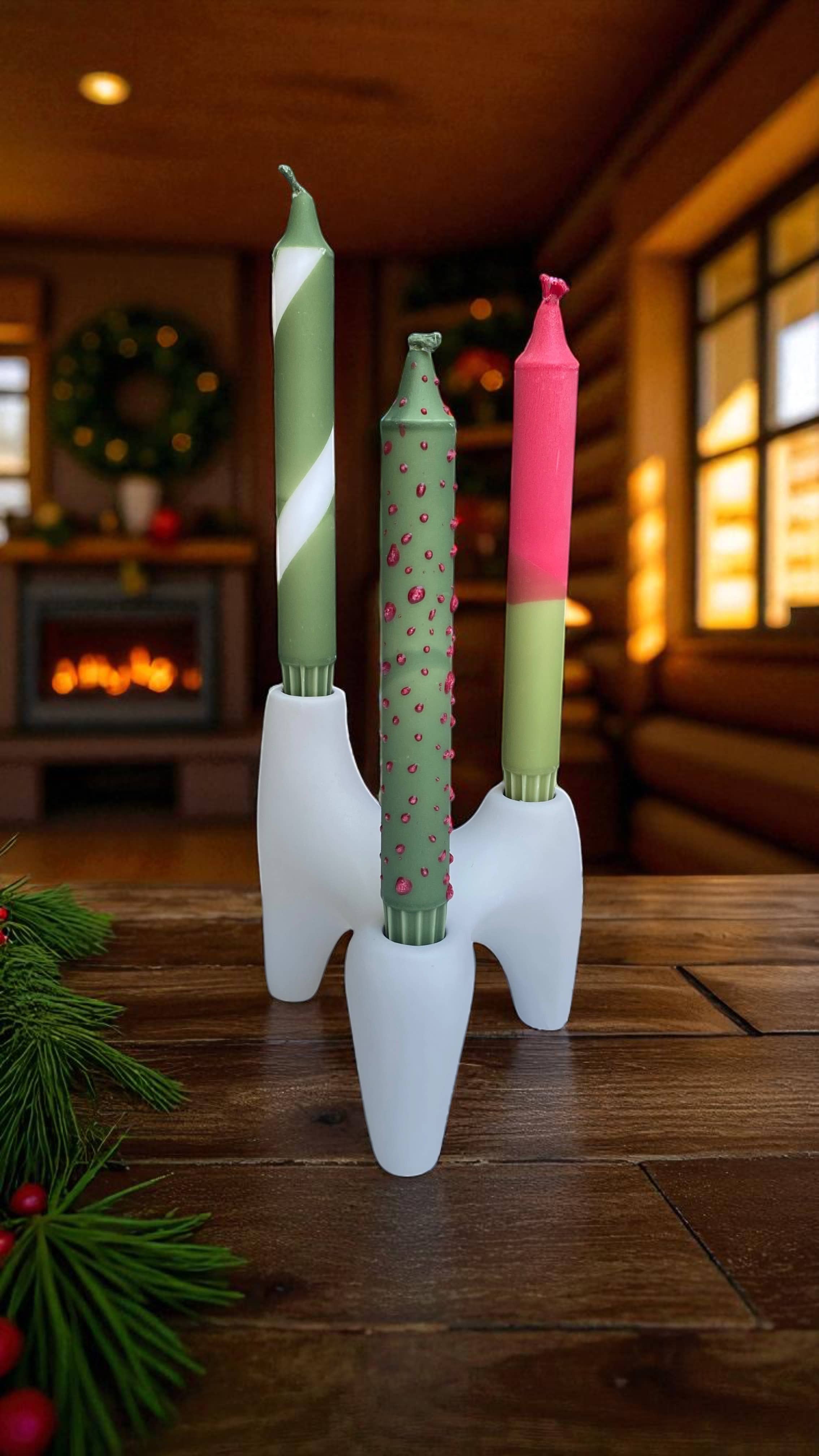 Kupkup HB. - Fi Design Studio Co. - Vendita all'ingrosso Candele a colonna - Bagliore Gioioso | Natale | 2,3x20 cm7