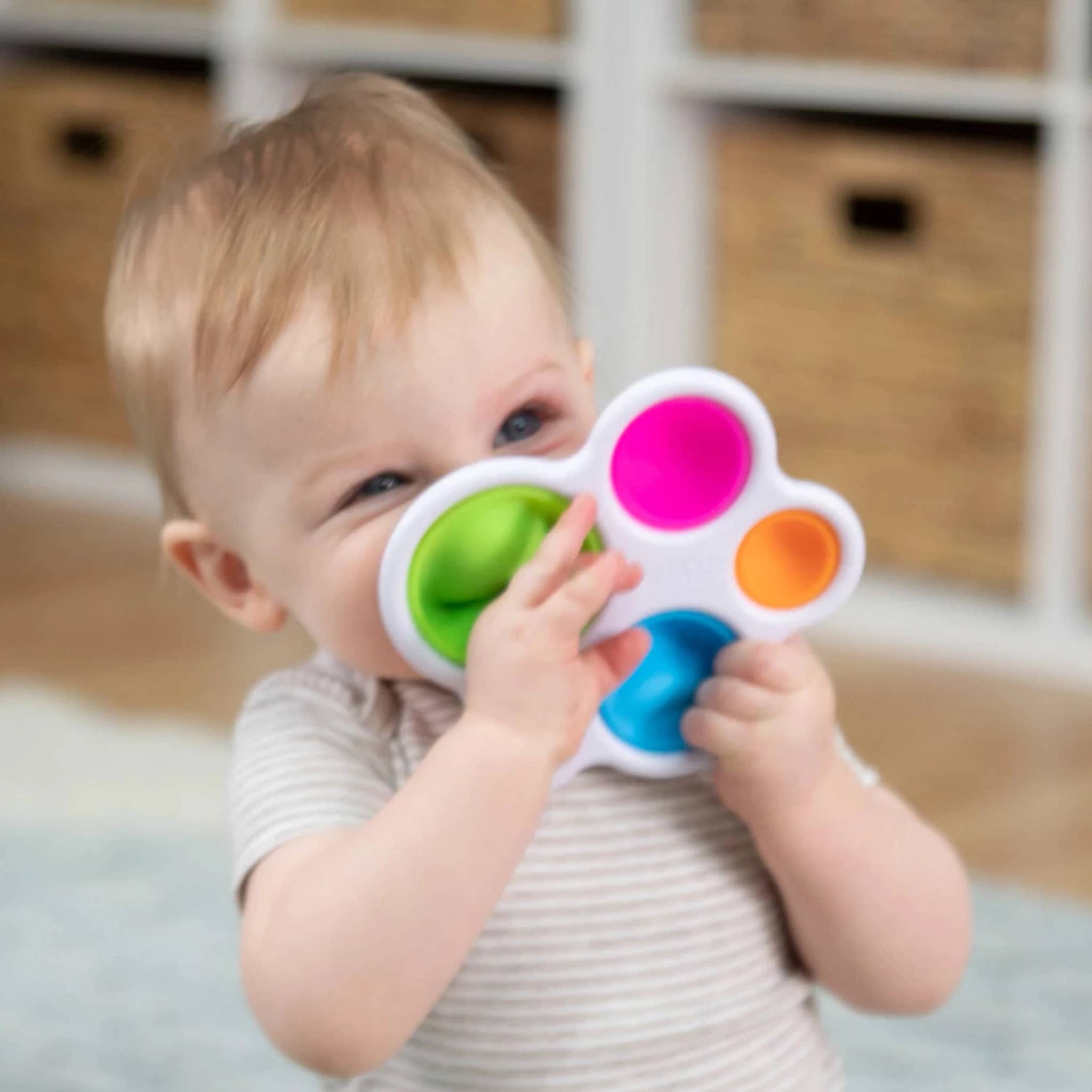 Fat Brain Toy Co. - Vente Balle d'éveil sensoriel – bébé - fossette2