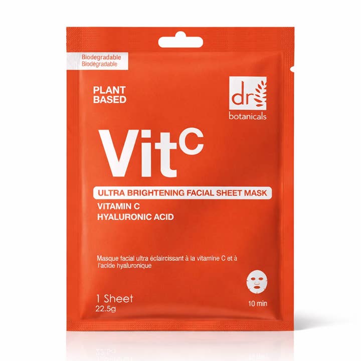 Dr Botanicals Ultra Brightening Facial Mask with Vitamin C and Hyaluronic Acid for wholesale by Dr. Botancials | Anti-Ageing Vegan Skincare