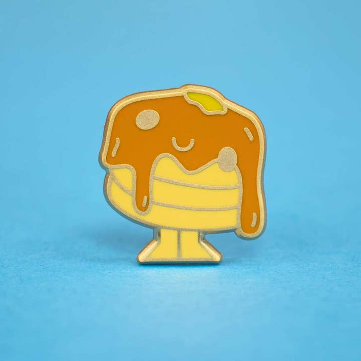 Cute Pancake Stack Enamel Pin for wholesale by Hi, Hello There