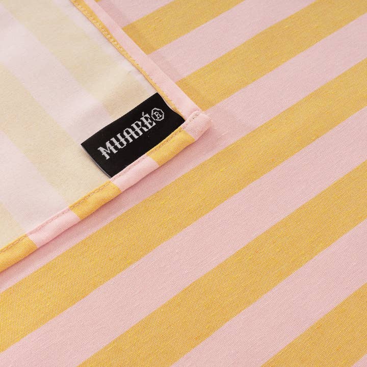 SG HOGAR - Wholesale Tablecloth - Maglia Raya Rosa and Yema jacquard tablecloth