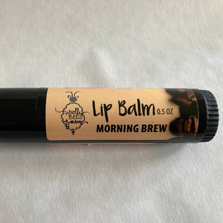 Morning Brew - Natural Lip Balm - 0.5 oz for wholesale by Woolly Bee Farm