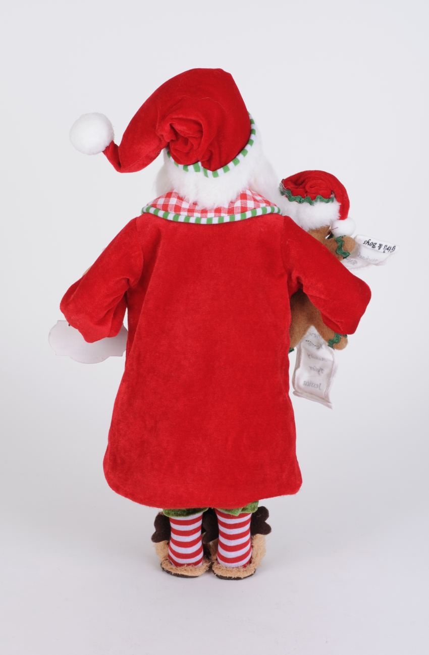 Dunn Deals - Vente Décoration de Noël - Père Noël en chocolat chaud de 17 pouces1