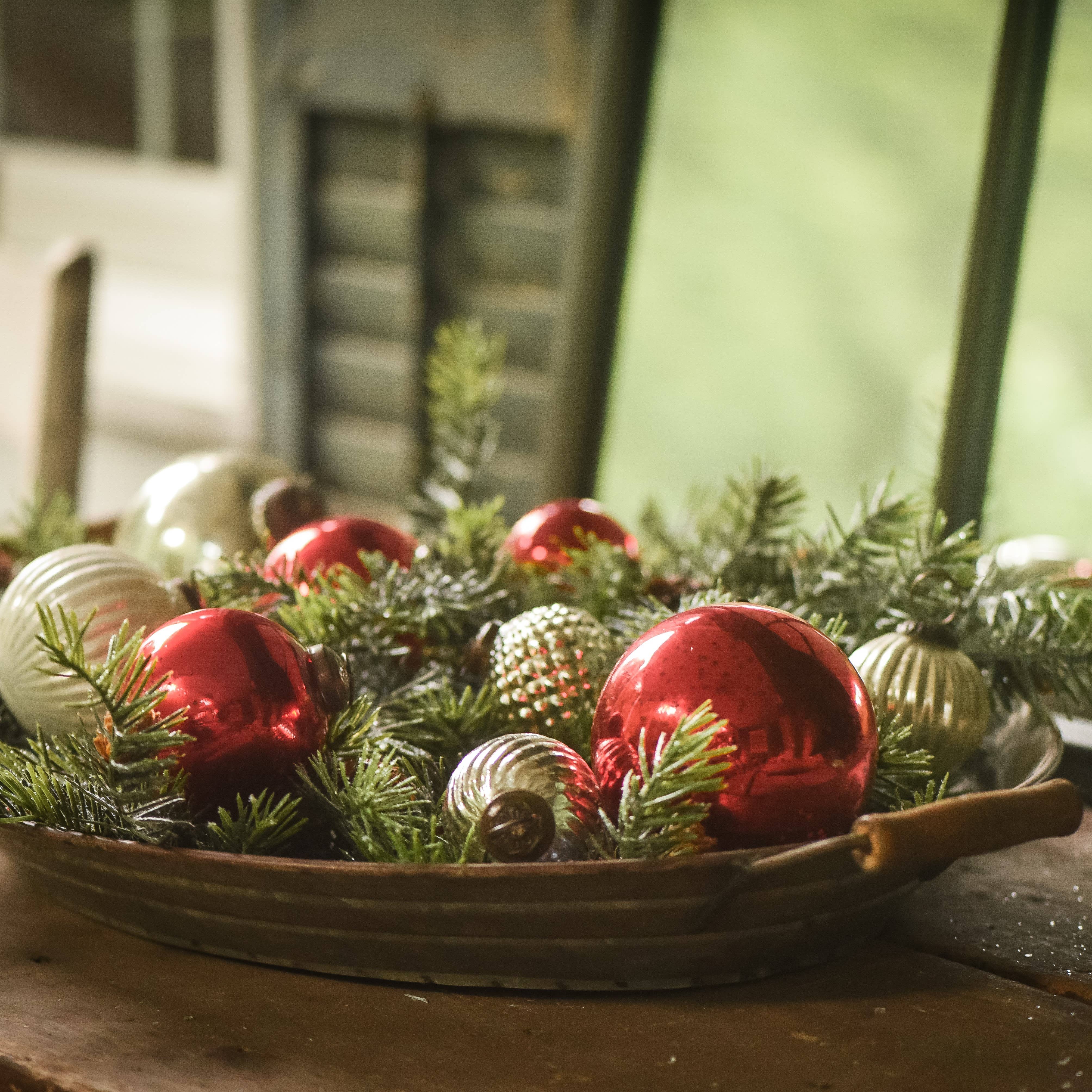 Ragon House - Wholesale Ornament - 3" RED KUGEL ORNAMENT3