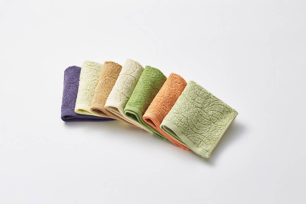 FUKUROYA TOWEL – wholesale Hand towel – SHIZUKU Vegetable Dyed Towel Handkerchief  – Made in Japan9