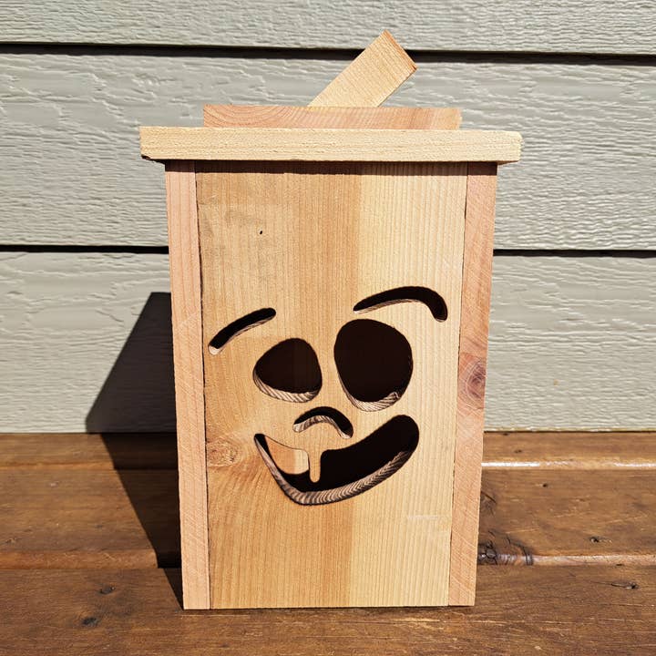 Rustic Brook Farm - Wholesale Outdoor Ornament/Decor - Rustic Wooden Jack O' Lantern