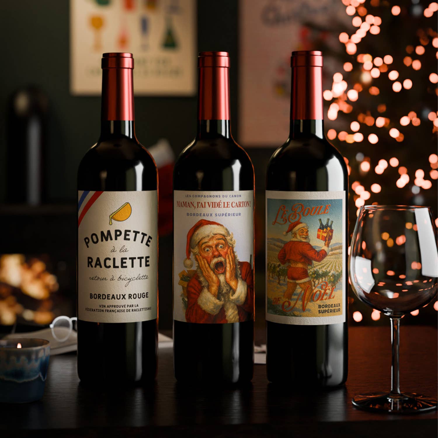 Les Compagnons du Canon – Engroshandel Rødvin – Rødvin - Le Boule de Noël - Bordeaux (Julevin)2
