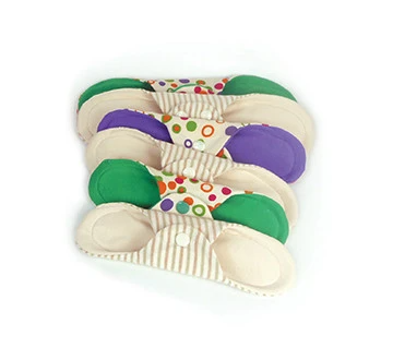 Orethic - Wholesale Period Underwear - Women's - Organic Sanitary Pads Polkadots - Pack 6 Multisize s-m-l2