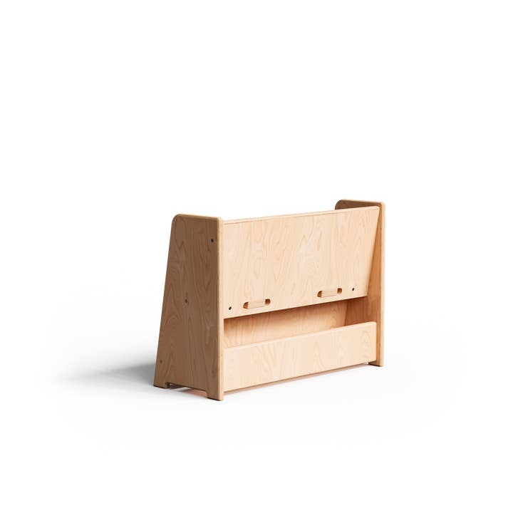 All Circles - Wholesale Bookcase - Book Nook Kids' Front Facing Natural Wood Bookcase