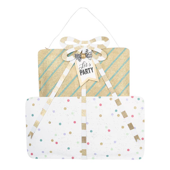 Let's Party/ Christmas Present Reversible Burlee - Holiday D for wholesale by Glory Haus