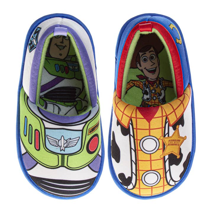 Disney Toy Story Woody & Buzz Comfy Slippers for wholesale by Josmo Shoes Inc