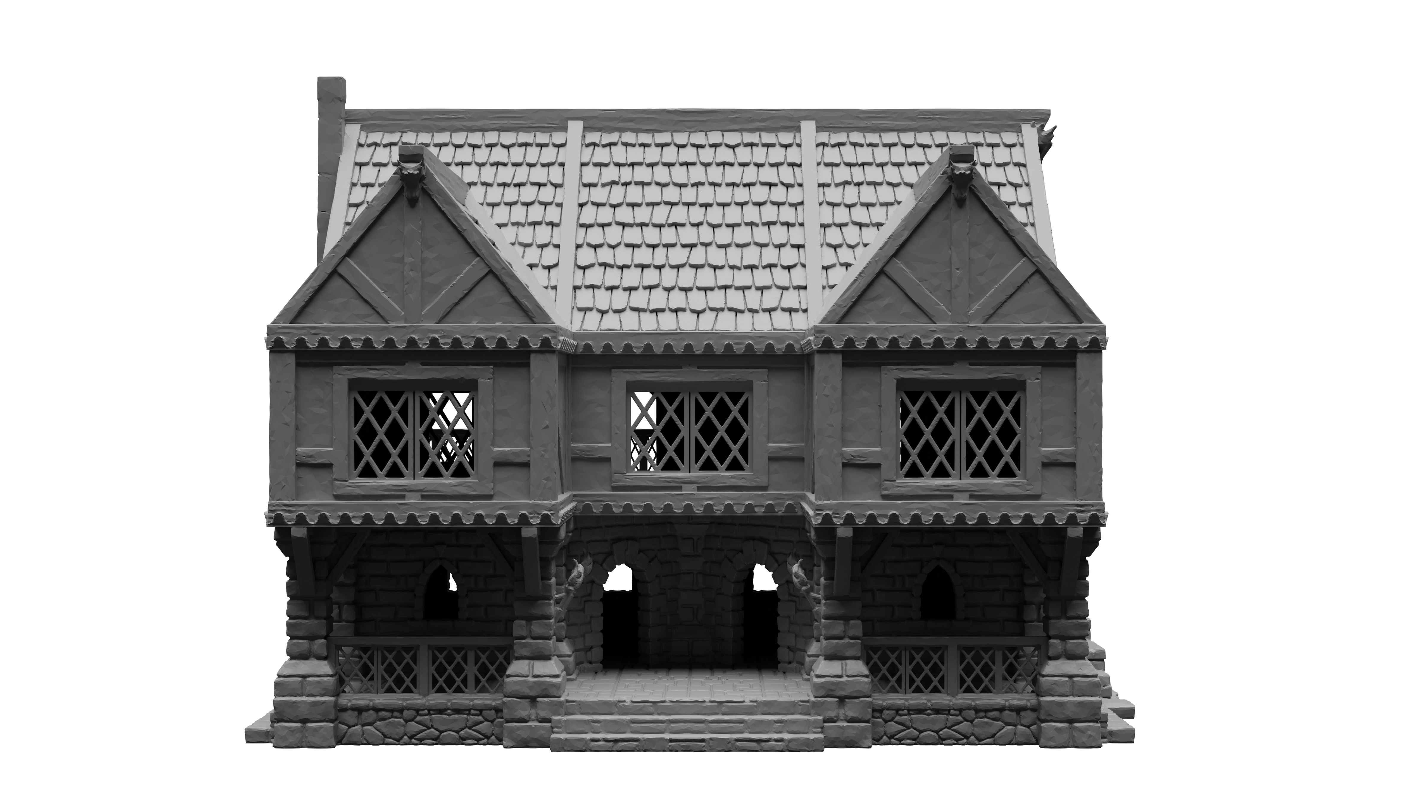 We Geek Together - Wholesale Decorative Tabletop Object - 3D Printed D&D Tavern Terrain | Modular Fantasy Building for Tabletop RPGs, Miniature Wargaming, Pathfinder, and TTRPG7