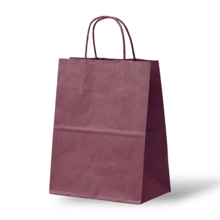 Papiertüte (L) – Bordeaux – 100 Stück für den Großhandel von Mini Art Products