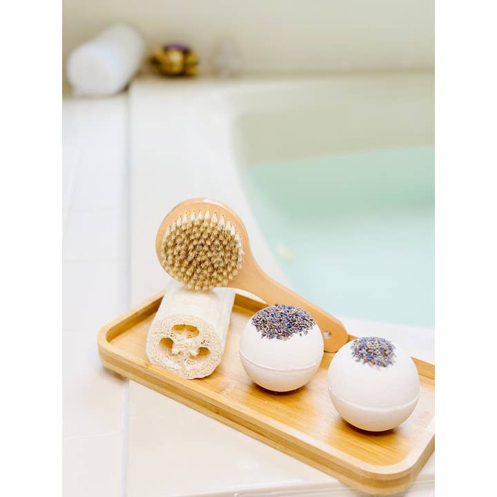 Salt & Sage Apothecary - Wholesale Bath Bomb/Fizz - Soothing Lavender Bath Bomb3