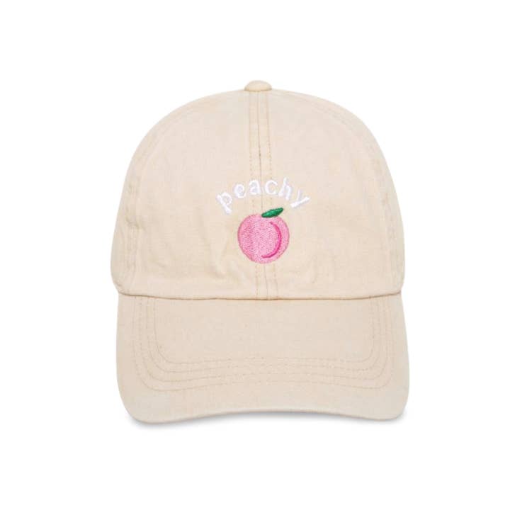 David And Young - Wholesale Baseball Cap - Women's - PEACHY EMBROIDERED COTTON BASEBALL CAP