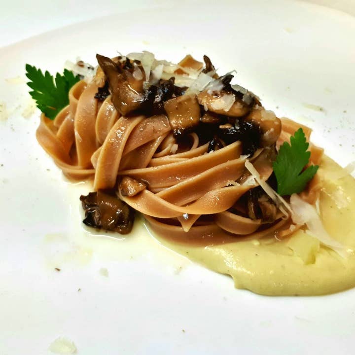 Antico Pastificio Morelli 1860 - Wholesale Pasta - Artisanal Pasta Italian Tagliatelle with Mushrooms 250g1