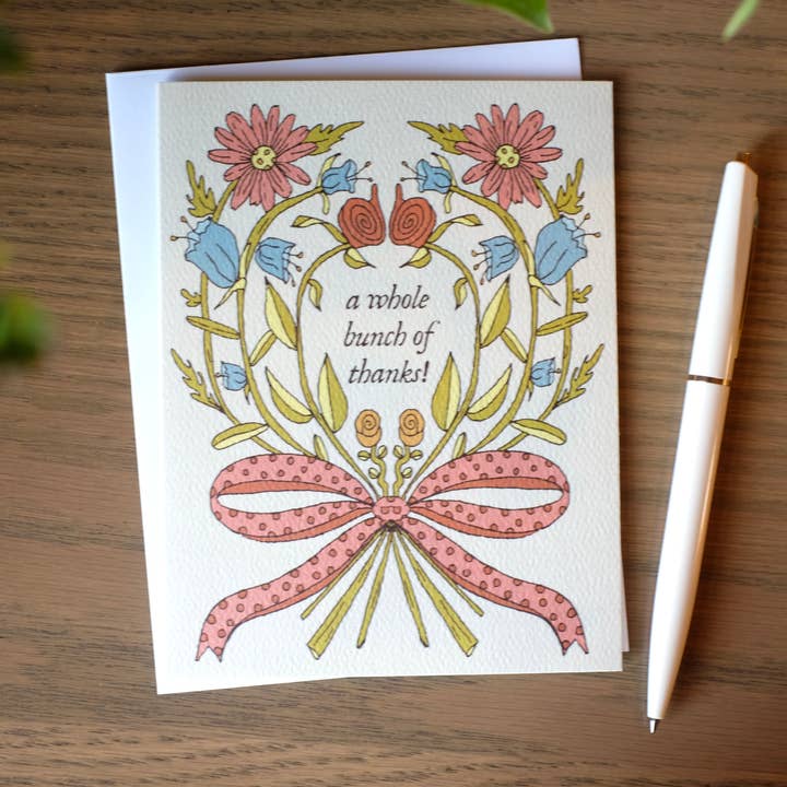 annalisa v. sawtell - Wholesale Stationery/Notecard Set - Bunch of Thanks | Boxed Card Set of 8 | A26