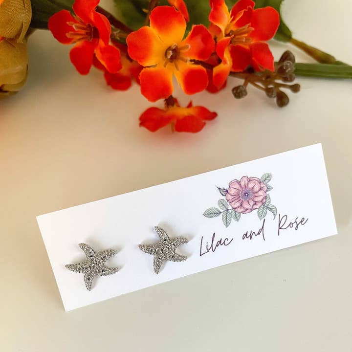 CZ Star Fish Dubbar för wholesale av Lilac and Rose