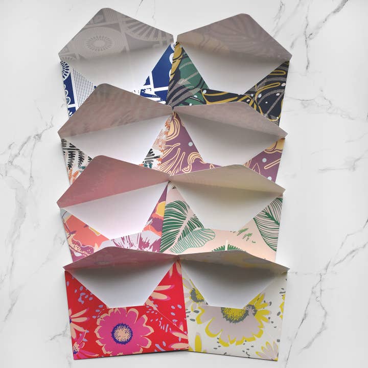 MASU - Wholesale Envelopes - Nature Inspired Handmade Eco-Friendly Envelopes - Set of 81