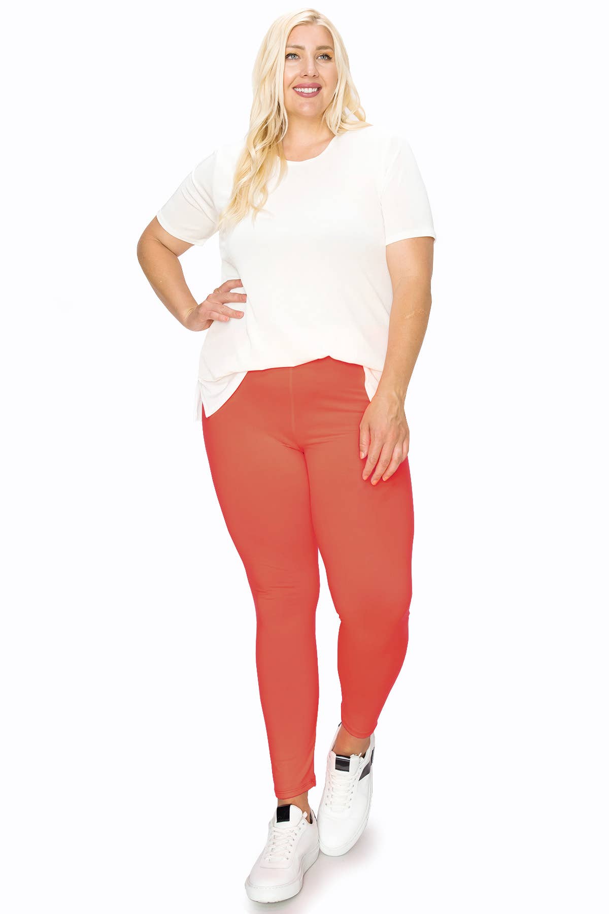 MOA COLLECTION - Wholesale Sport-/loungelegging - Dames - Plus size zwarte legging met hoge taille en elastische tailleband8