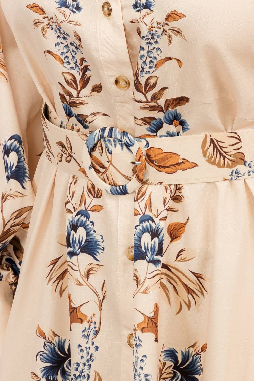 Fashion Space - Vente Robe – femme - Robe longue grande taille à fleurs avec ceinture5