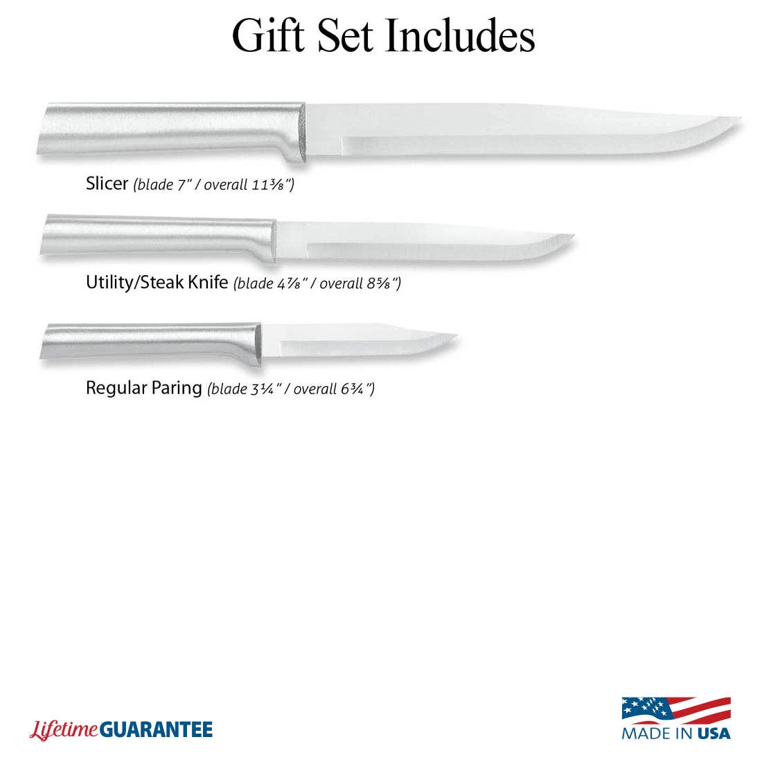 Rada Cutlery - Wholesale Knife Set - Silver Housewarming Gift Set2