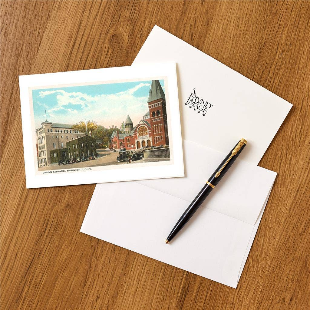 Found Image Press - Vendita all'ingrosso Set di cartoleria/cancelleria - Biglietto d'auguri CT-192 Union Square, Norwich1