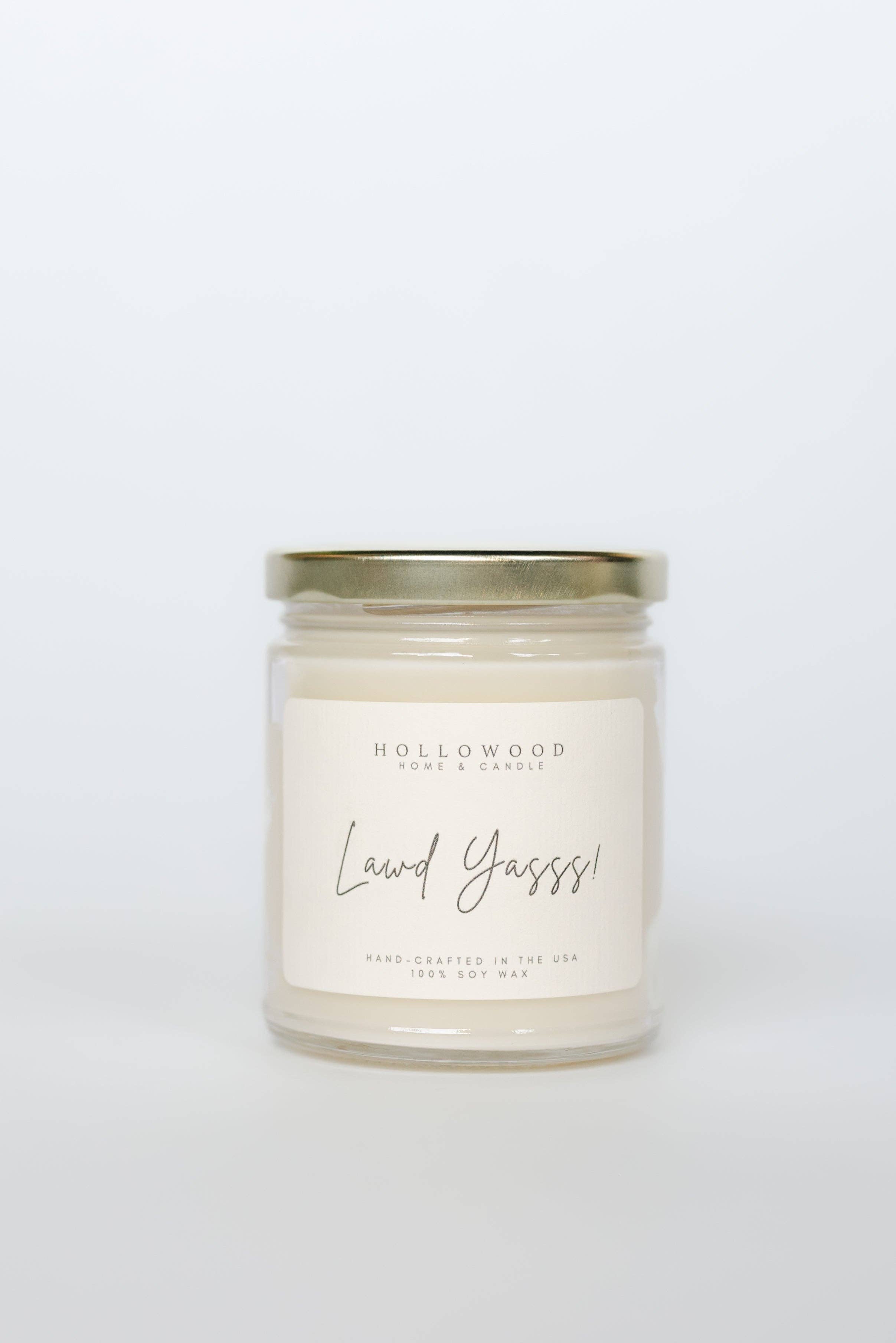 HOLLOWOOD FRAGRANCE - Wholesale Jar/Filled Candle - LAWD YASSS! | CANDLES0