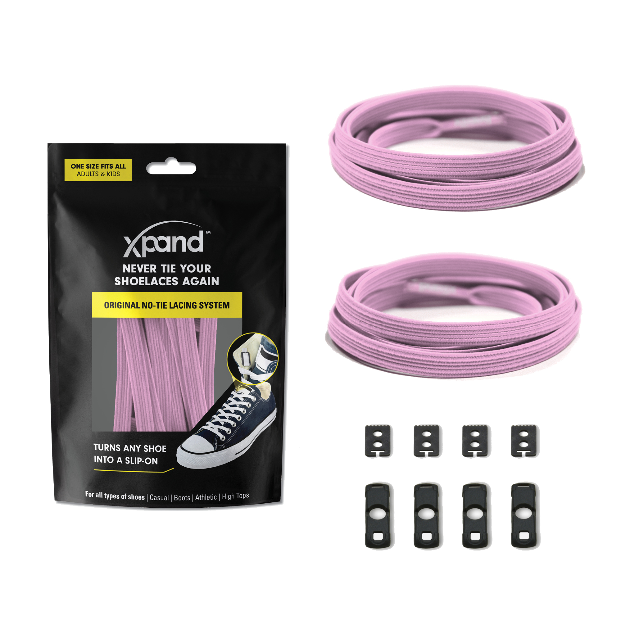 Xpand Laces – Engroshandel Snørebånd - Unisex – Elastiske flade snørebånd uden knude | Ingen flere knuder | Én størrelse11