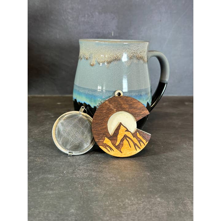 The Mas Boutique - Wholesale Tea Strainer/Infuser - Colorado C Mountain Scene Tea Buddy Loose Leaf Tea Infuser