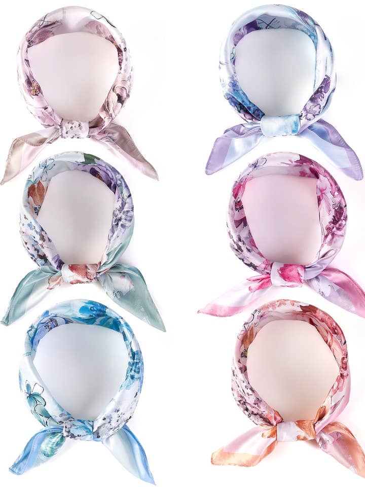 Foulard d'été à imprimé floral pour la vente par Hana