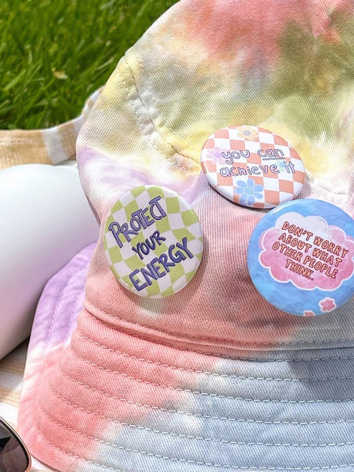 2000's Self Love Buttons - Pack of 3 for wholesale by Sammie Studio