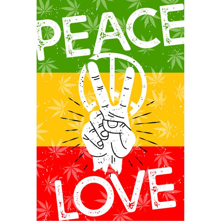 Peace Love Tapestry for wholesale by Benjamin International