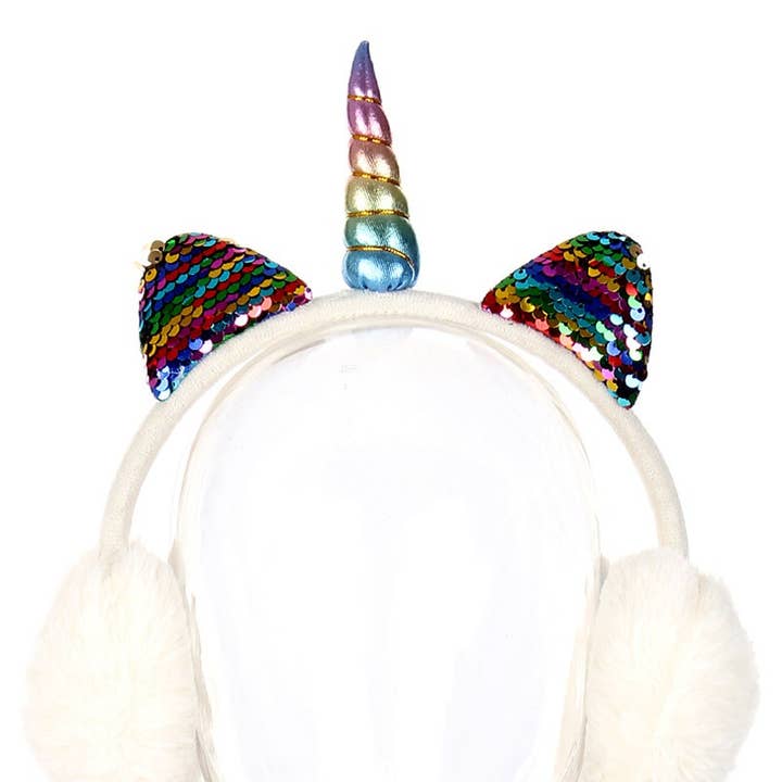 Funteze - Wholesale Earwarmers/Ear Muffs - Women's - Unicorn Soft Fur Earmuffs