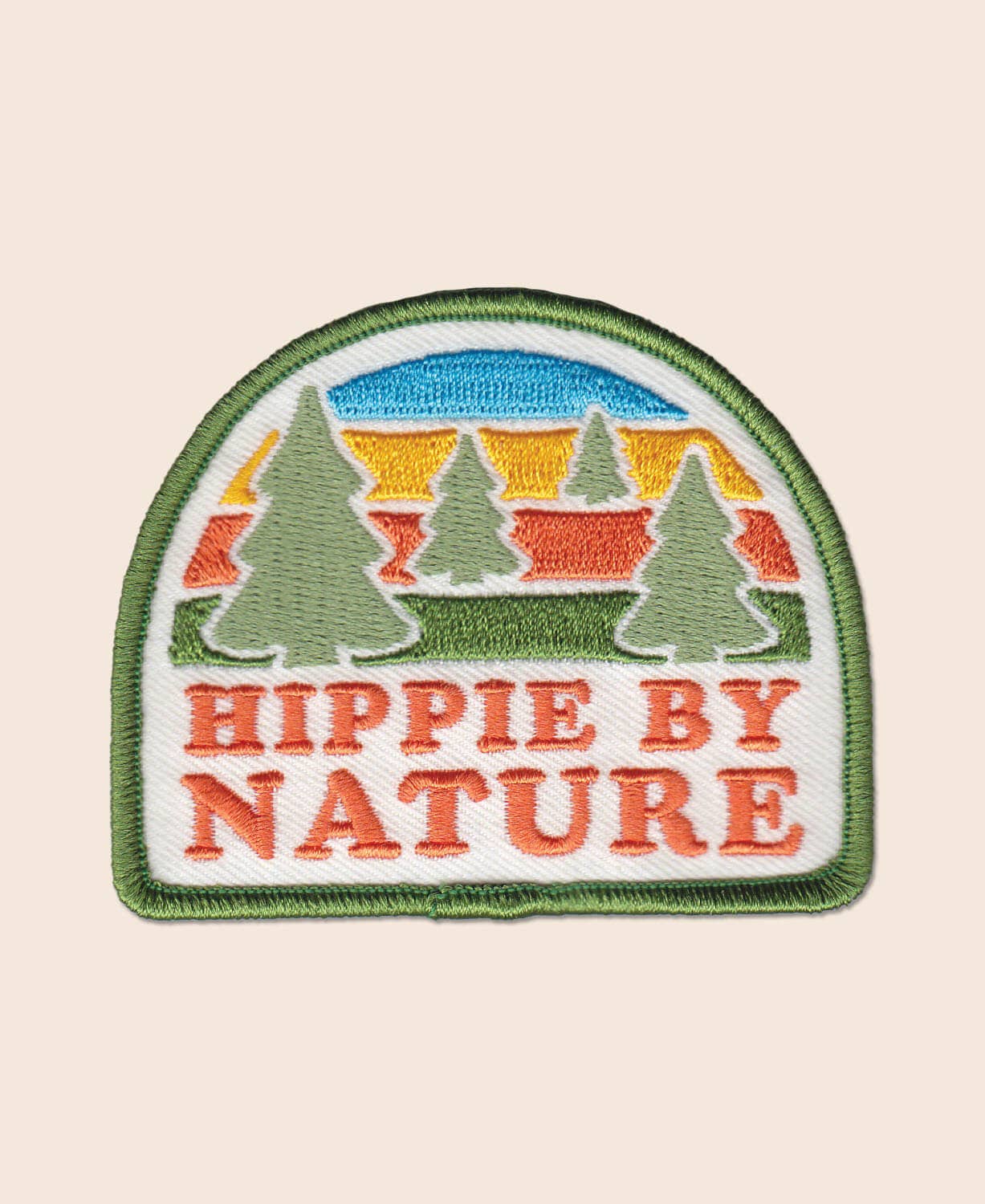 Soul Flower - Wholesale Patch - Hippie By Nature Iron-On Hippie Patch1
