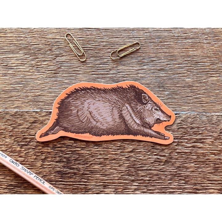 Noteworthy Paper & Press - Wholesale Sticker - Javelina Sticker2