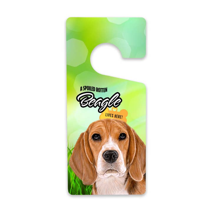 Beagle Door Hanger for wholesale by Real Cool Stickers & Stuff