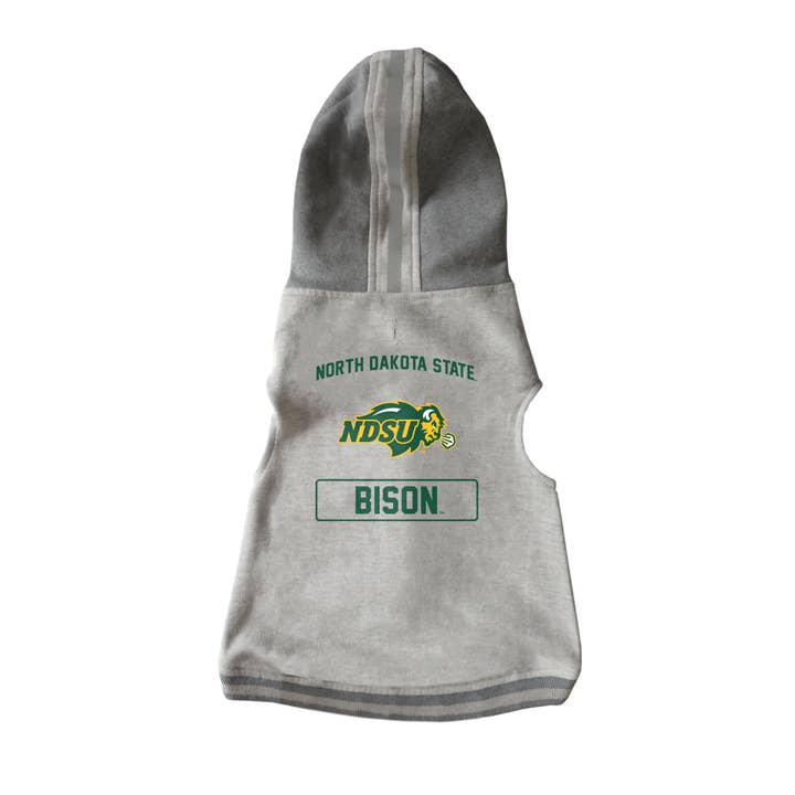 NCAA North Dakota State Bison Pet Hooded Crewneck for wholesale by Little Earth Productions