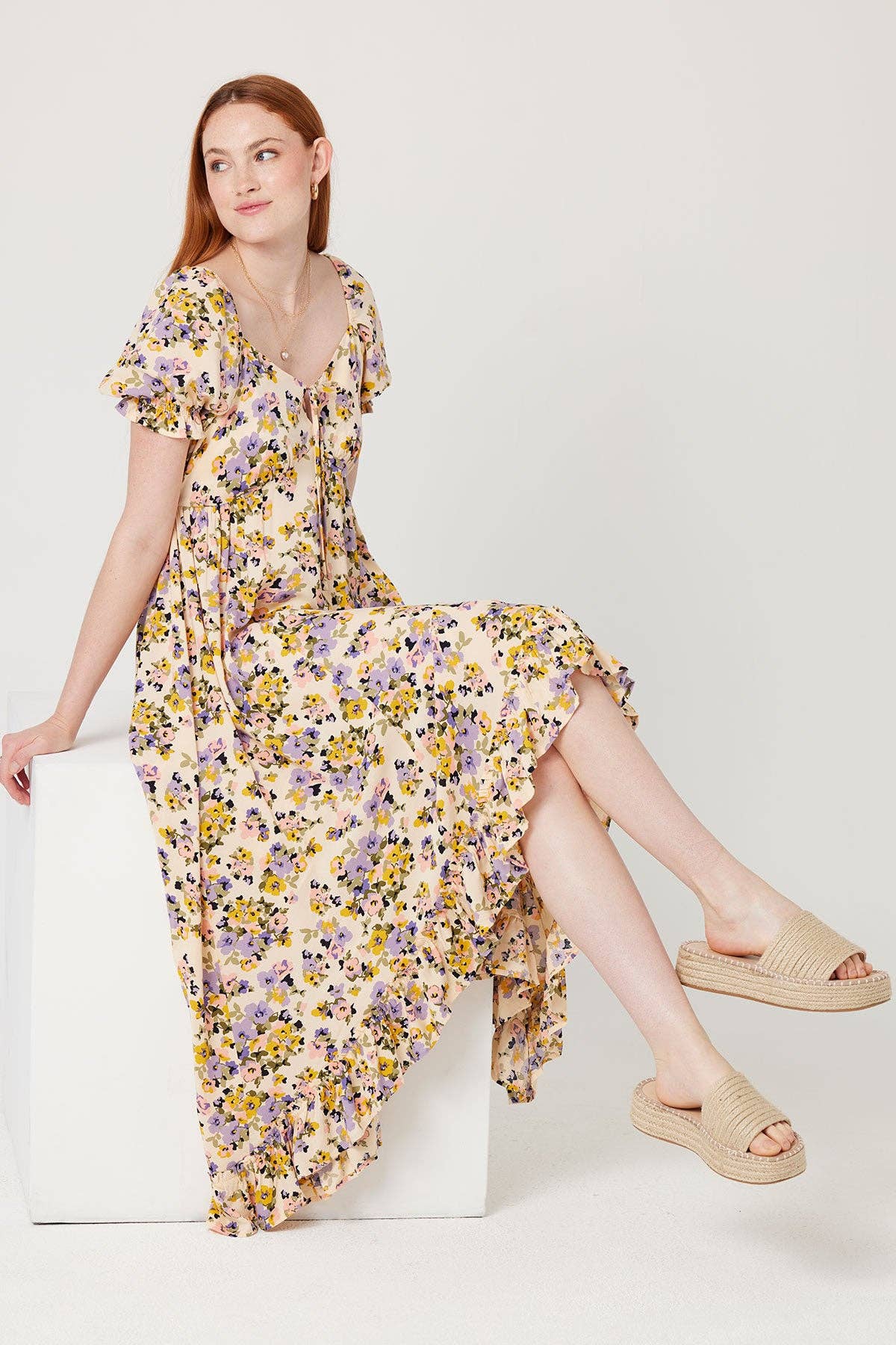 IA Pearled Ivory Adrian Dress for wholesale on Faire0