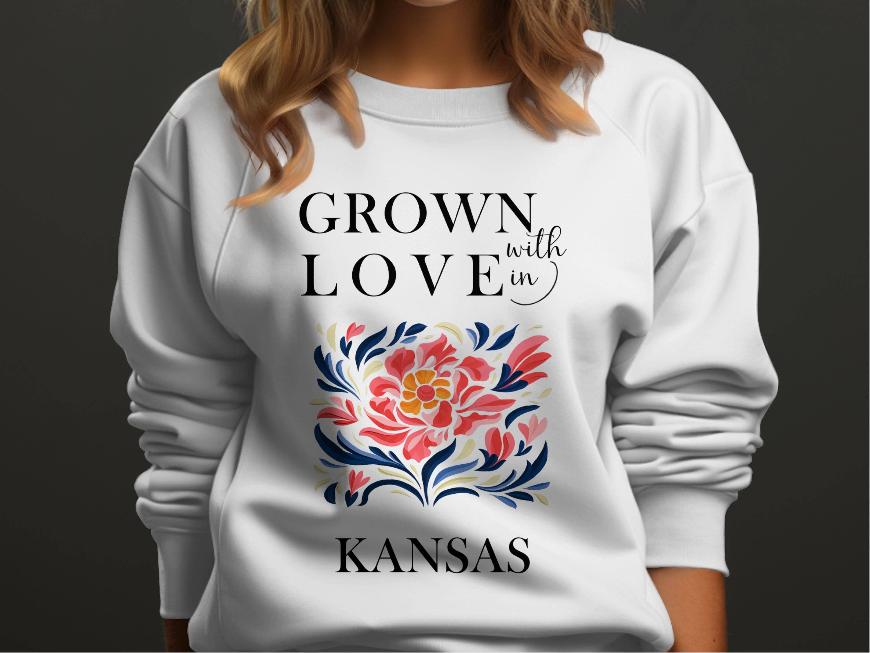 Soil Comforts – wholesale Graphic sweatshirt – Unisex – Kansas Floral Matisse Sweatshirt4