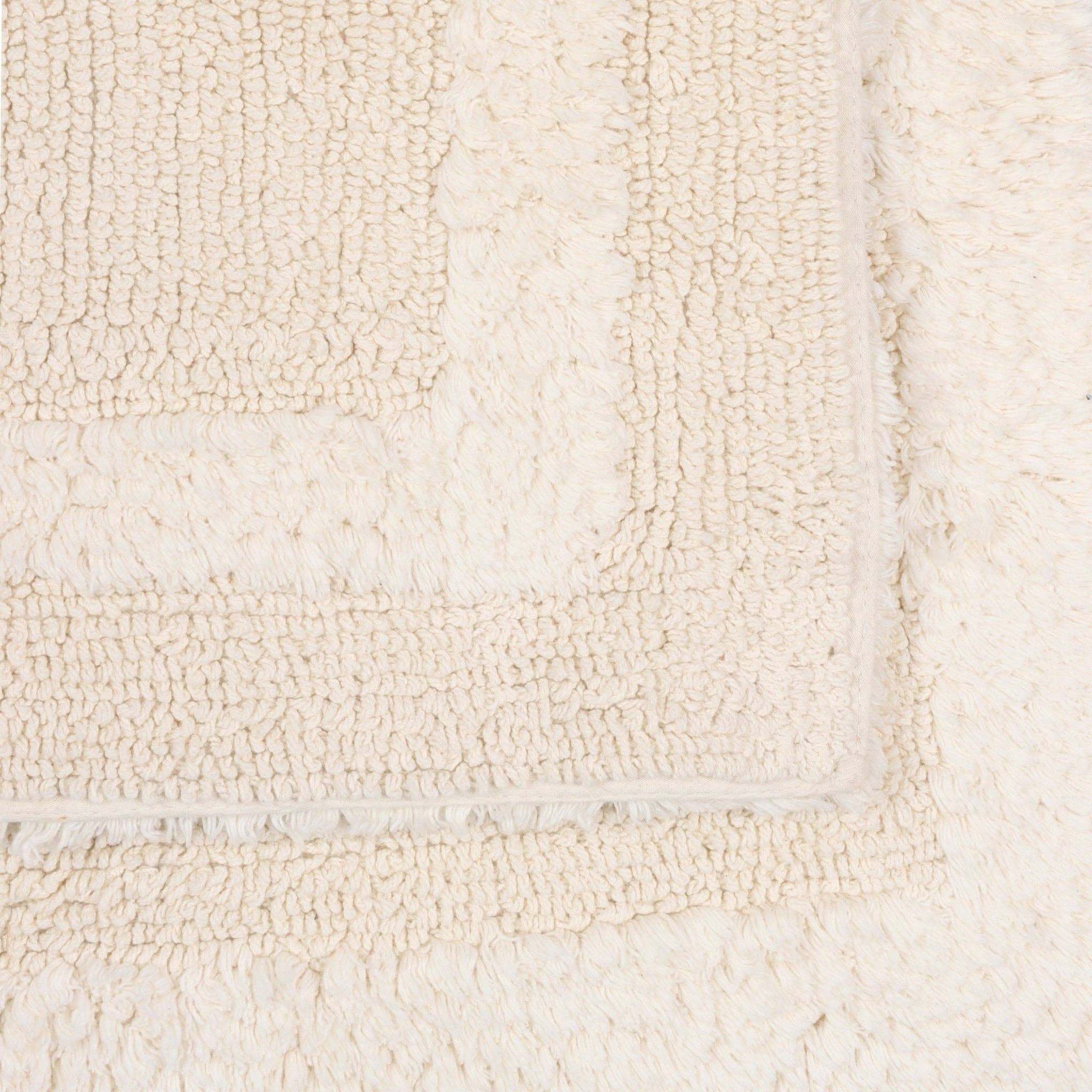 Delara - Wholesale Bath Mat - Organic Cotton Reversible Bath Mat – 3000 GSM20