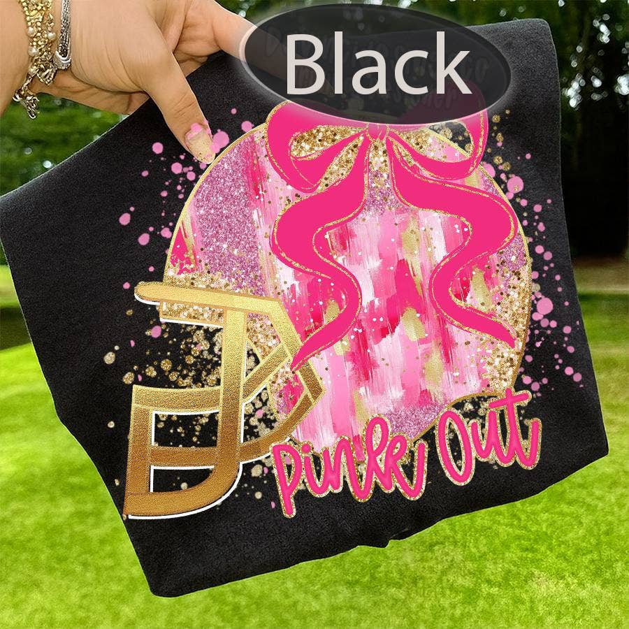 CVH DREAMY LTD – wholesale T-shirt (graphic) – women's – Football Helmet Coquette Tee, Preppy Pink Football Sweater2