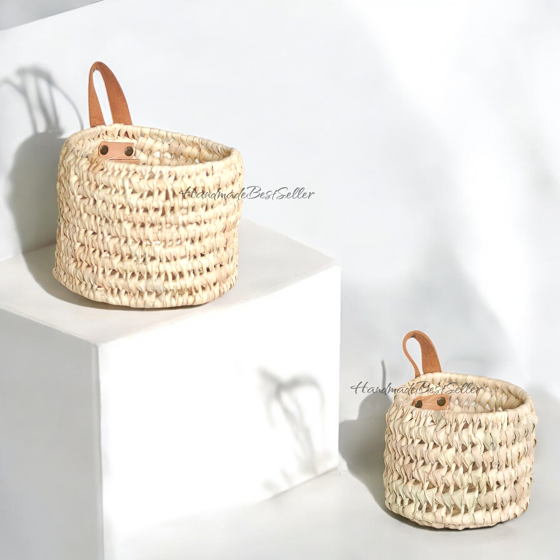 HandmadeBestSeller – wholesale Basket – Handmade Round Hanging Mini Basket0