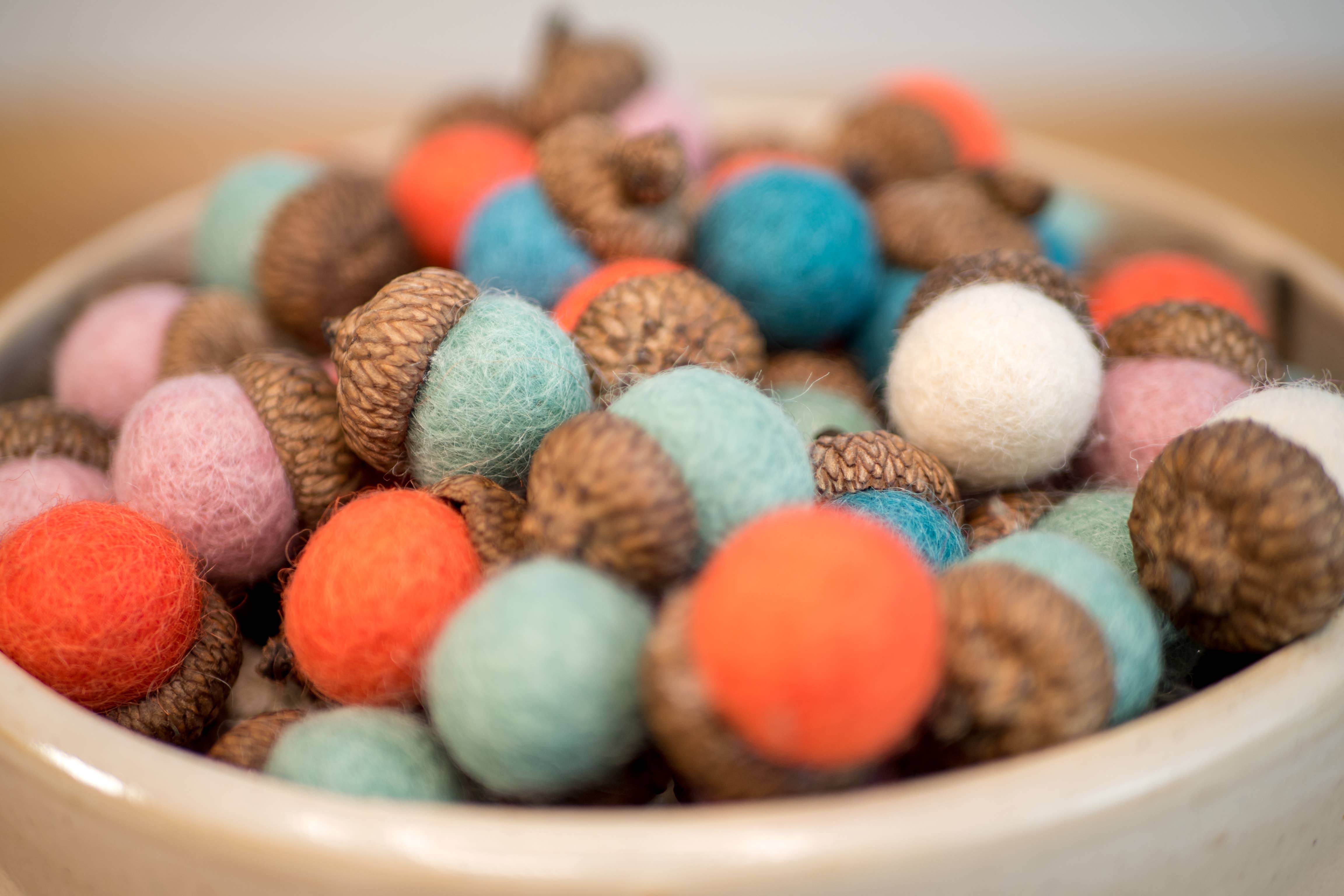 Root To Vine – wholesale Decorative tabletop object – Spring Felt Acorns-Set of 12-Spring Decor-Valentines
-Easter5