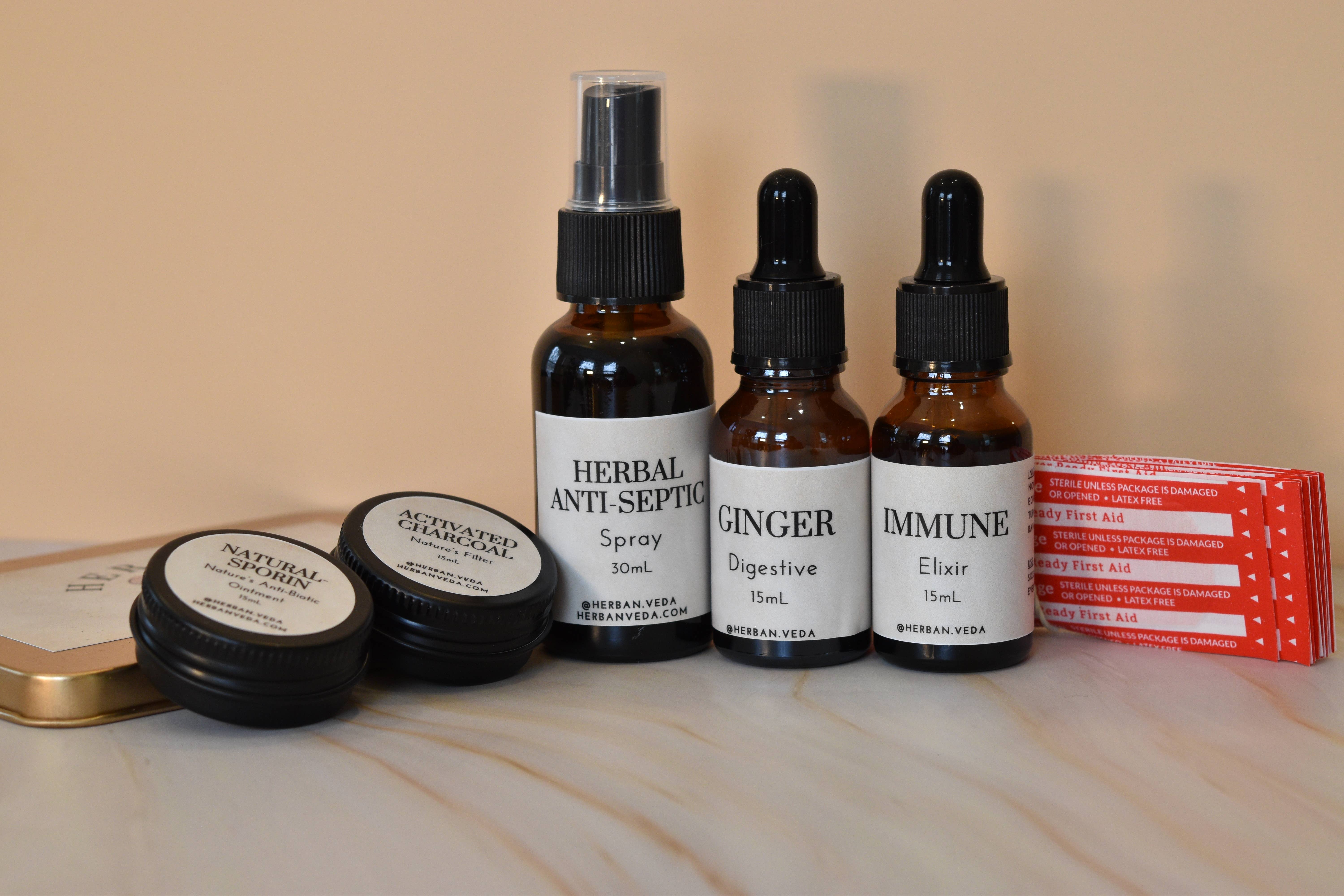 Herban Veda – Engroshandel Førstehjælpskasse – Herbal førstehjælpskasse2